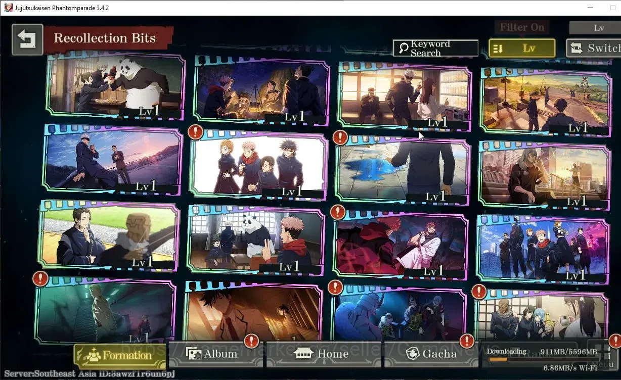 Jujutsu Kaisen: Phantom Parade Accounts SEA |PR 23|15 SSR 2 Limited|Within Infinity Gojo,A image 5