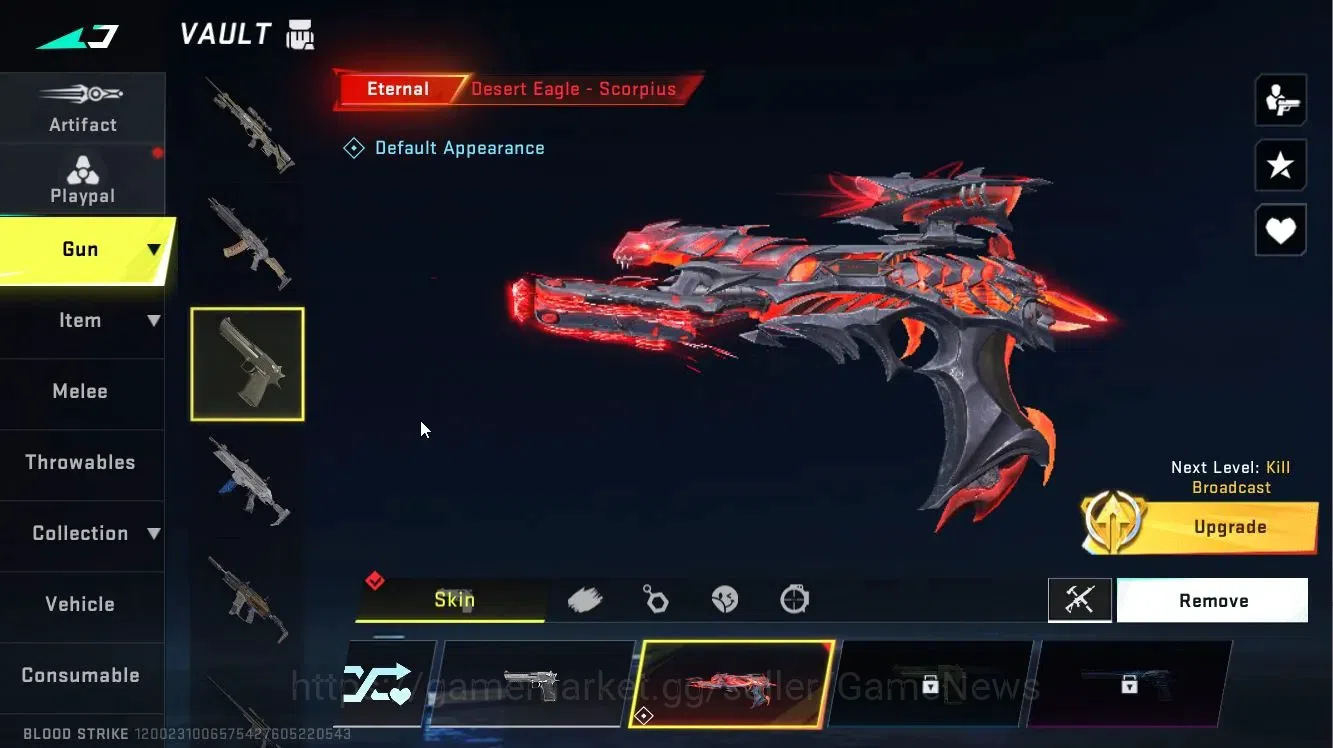 Blood Strike Accounts ASIA|ETERNAL Desert Eagle-Scorpius|Collab|BLEACH B image 4
