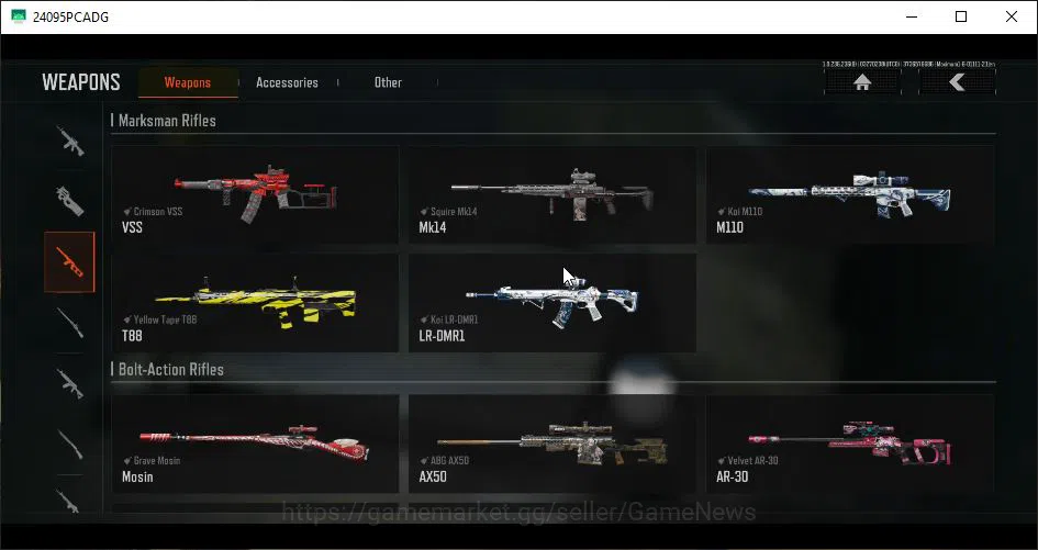 Arena Breakout Accounts Mid-Tier MOBILE Lv30|SV 48M|CV 4M|Battle Machete|LR-AR1 Decree|Night City Outfit|Many Skin|CN 9