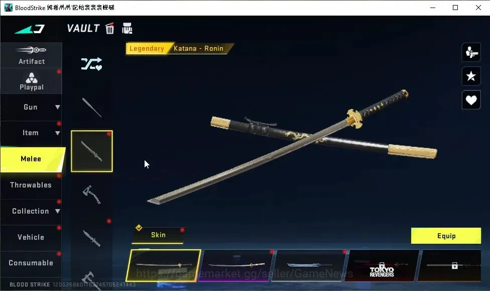 Blood Strike Accounts ASIA|ETERNAL DEagle-Scorpius|Collab 7DS[M700,QBZ95 image 14