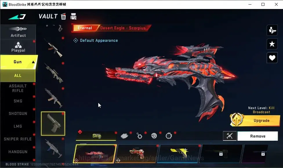 Blood Strike Accounts ASIA|ETERNAL DEagle-Scorpius|Collab 7DS[M700,QBZ95 image 15