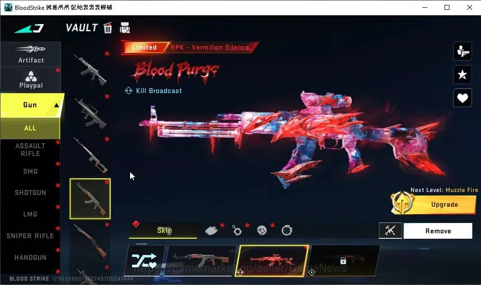 Blood Strike Accounts ASIA|ETERNAL DEagle-Scorpius|Collab 7DS[M700,QBZ95 image 17