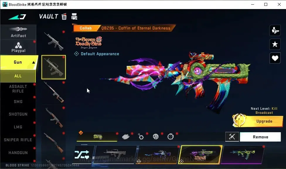Blood Strike Accounts ASIA|ETERNAL DEagle-Scorpius|Collab 7DS[M700,QBZ95 image 18