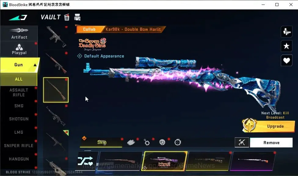 Blood Strike Accounts ASIA|ETERNAL DEagle-Scorpius|Collab 7DS[M700,QBZ95 image 19