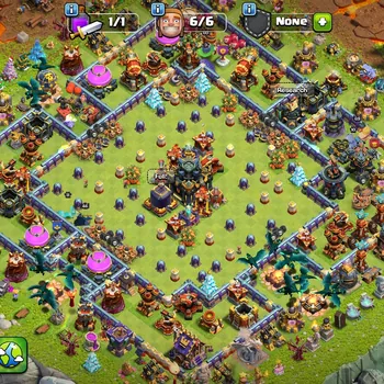 Clash of Clans Accounts Others |TarzanX|TH17-EXP 256||HERO 70•77•67•60•46•4