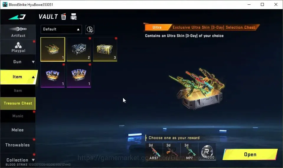 Blood Strike Accounts ASIA|Starter|Collab 7DS[M700,AK47]|ULTRA AUG-Aurea image 13