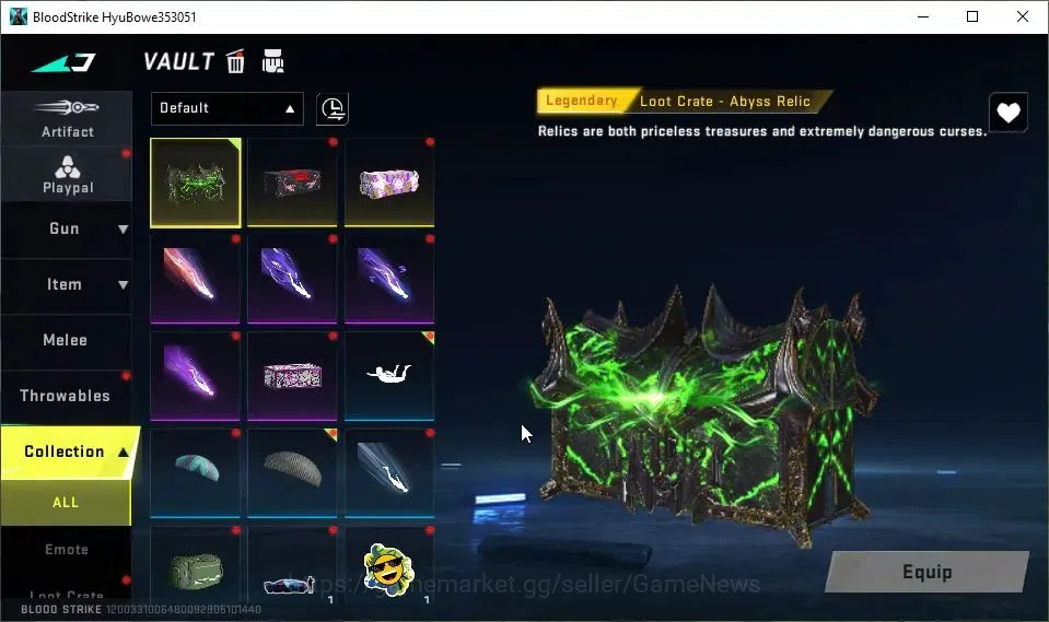 Blood Strike Accounts ASIA|Starter|Collab 7DS[M700,AK47]|ULTRA AUG-Aurea image 14