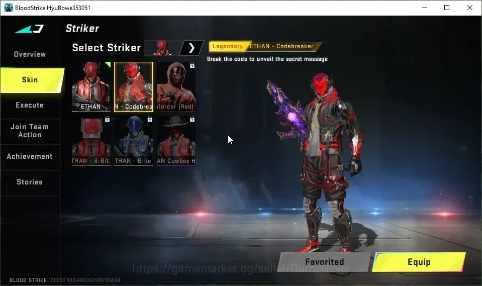 Blood Strike Accounts ASIA|Starter|Collab 7DS[M700,AK47]|ULTRA AUG-Aurea image 3