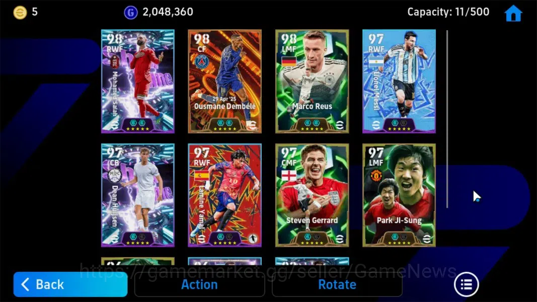 eFootball Accounts Android|BigTime OusmaneDembele,Marco Reus,Steven G image 5