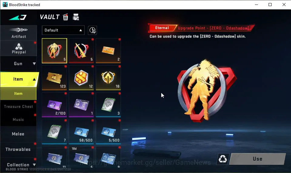 Blood Strike Accounts ASIA|Melee Collab AOT Dual Blades-Ultrahard Blade| image 8
