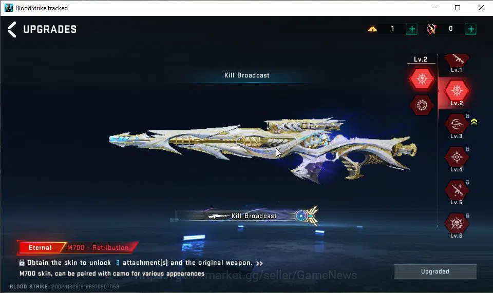 Blood Strike Accounts ASIA|Melee Collab AOT Dual Blades-Ultrahard Blade| image 9