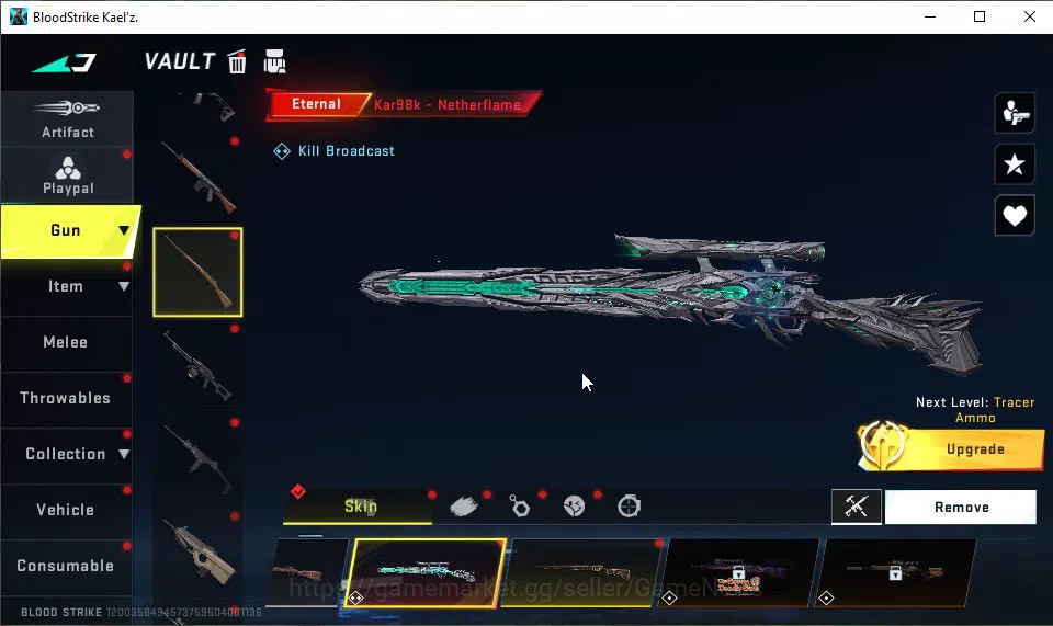 Blood Strike Accounts ASIA|ETERNAL[Kar98k-Netherflame Lv2,ZERO-Odashadow image 2