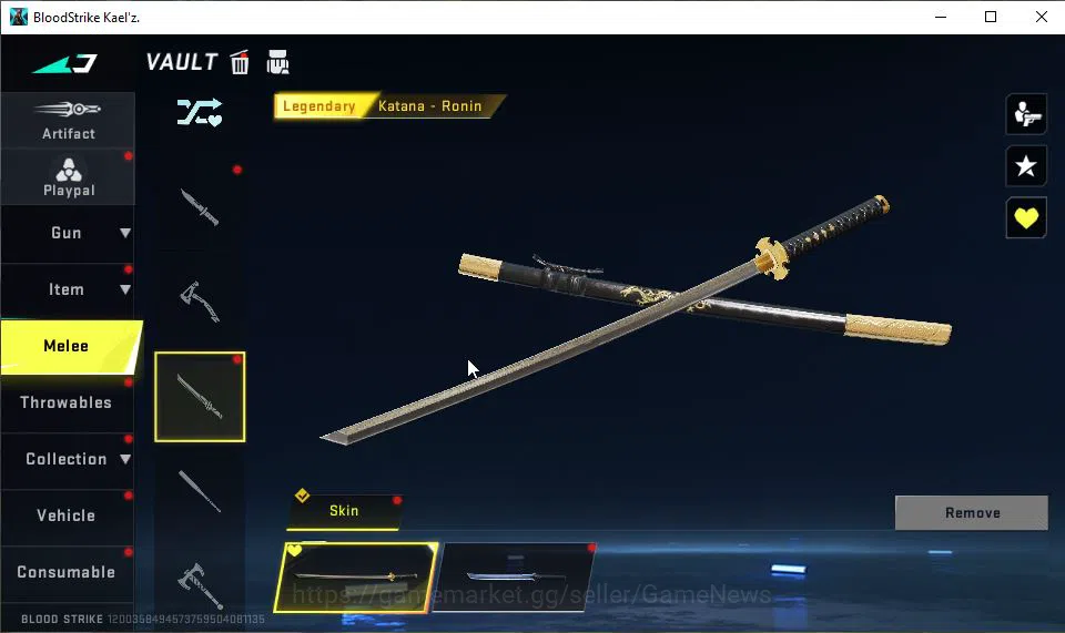 Blood Strike Accounts ASIA|ETERNAL[Kar98k-Netherflame Lv2,ZERO-Odashadow image 5