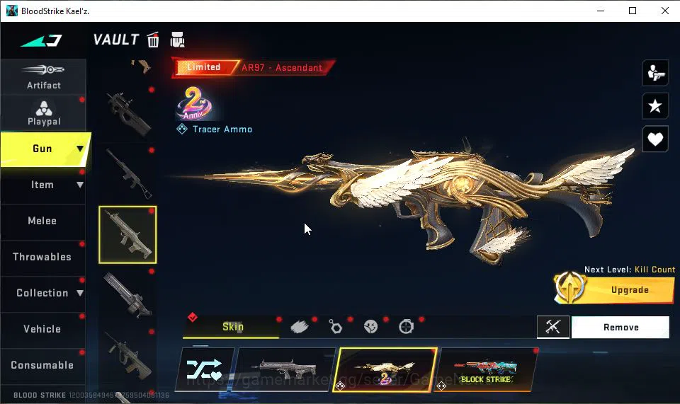 Blood Strike Accounts ASIA|ETERNAL[Kar98k-Netherflame Lv2,ZERO-Odashadow image 6