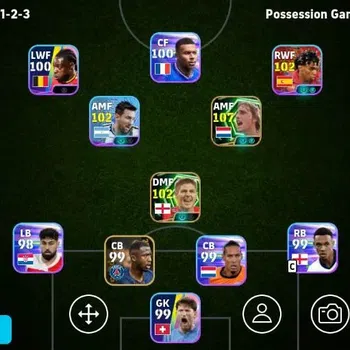 eFootball Accounts Legends & Iconic Players Mobile |PW 3095|Epic Cruyff,Gerrard,Shevchenko|Showtime Messi|2026|Check SS