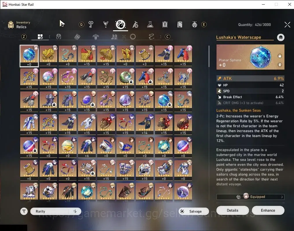 Honkai Star Rail Accounts Asia|TL 66|Free GI|1 GCS|12 Limited|[Sunday,Mydei] image 10