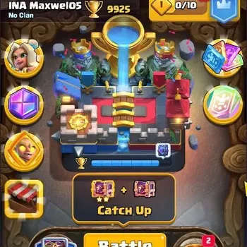 Clash Royale Accounts High-End Trophy 9925|CL 1672|KTL 16|121 Cards|7 Max|8 Champ|2 Hero|15 Evo|Arena 24|644 Gems + 53K