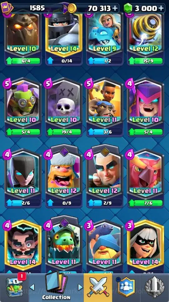 Clash Royale Accounts Mobile |KTL 15|Trophy 10025|2 Max L16 Cards|2 Hero image 8