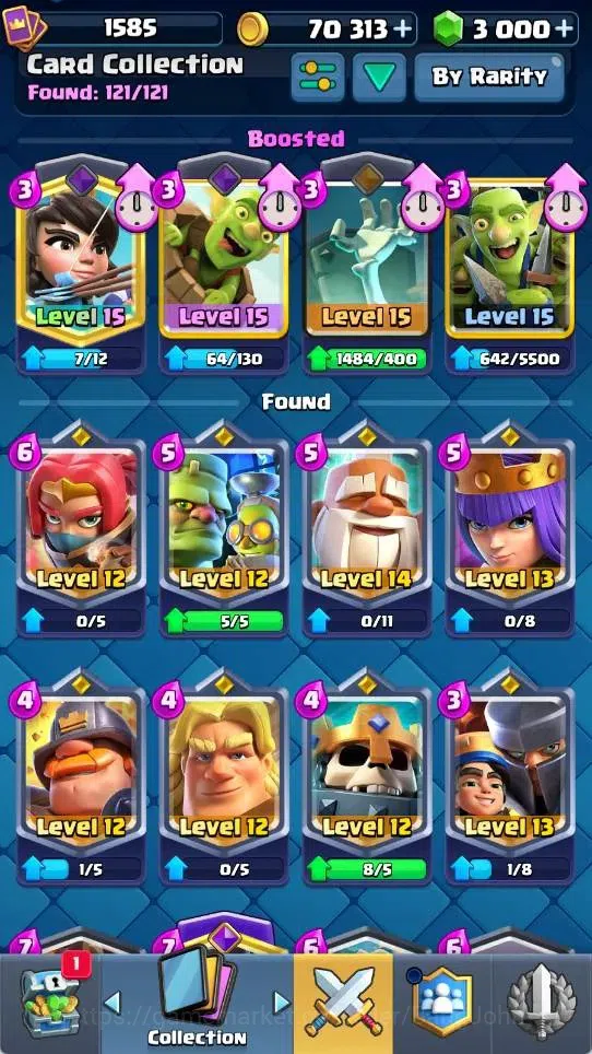 Clash Royale Accounts Mobile |KTL 15|Trophy 10025|2 Max L16 Cards|2 Hero image 9
