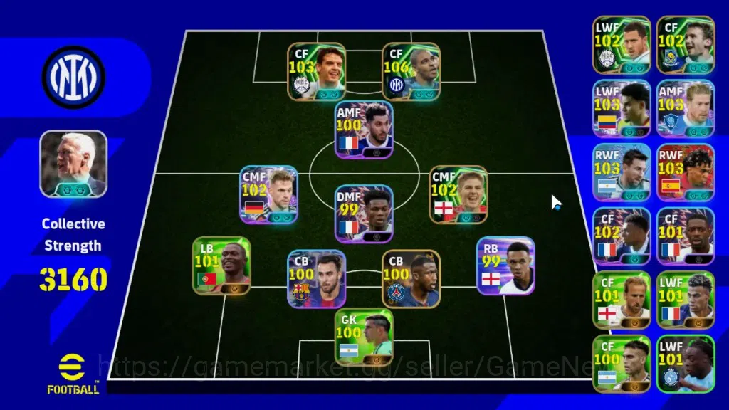 eFootball Accounts Legends & Iconic Players Android|5 Epic Adriano,Fernando Morientes,Steven Gerarrd|Show Time Joshua 1