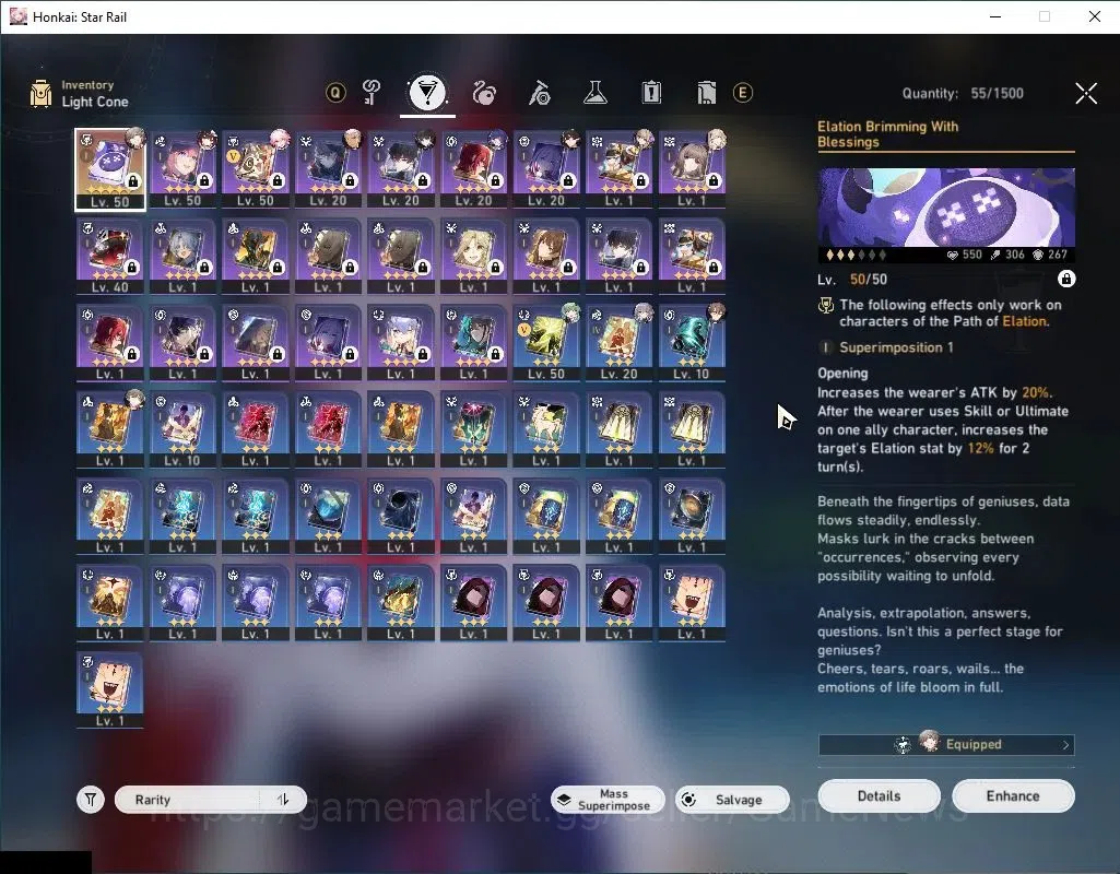 Honkai Star Rail Accounts Asia|TL 39|5 Limited|Evanescia,Sparkle,Huohuo,Arch image 5