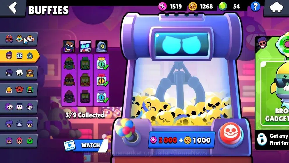 Brawl Stars Accounts 3588 Trophy|23 Brawler 3 Max (Rico,Gigi,Edgar)|1 Hyperc [SG Rico] 2 Legend [C Shely,T Nita] 2 Myth 6