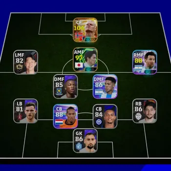 eFootball Accounts Legends & Iconic Players Mobile|PW 2571|Bigtime Erling Haaland, Gracias Lionel Messi|Epic Ono