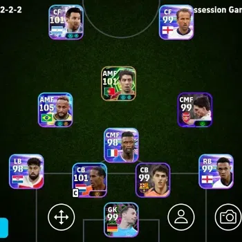eFootball Accounts Legends & Iconic Players Mobile|PW 2972|New Neymar Jr ShowT,Lionel Messi ShowT,Rul Costa Epic|2026|Check