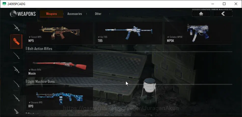 Arena Breakout Accounts Mid-Tier [MOBILE] Lv30|SV 30M|CV 18M| Shovel Sapper, AKM, AK-74N|Many Weapon Skin|Gear Skin|CN 5