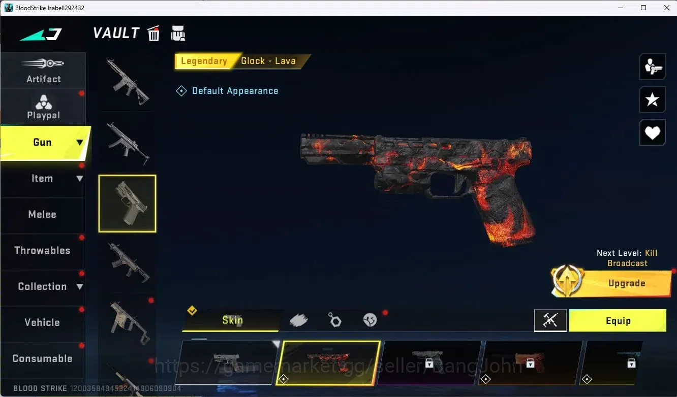 Blood Strike Accounts ASIA|Collab MCX - EVA-00|5 Legendary Gun|Collab Et image 2