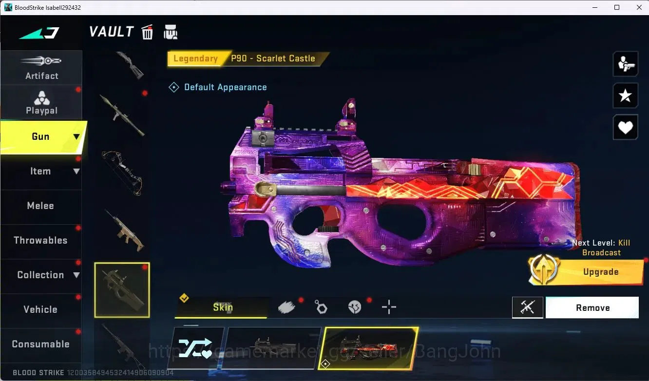 Blood Strike Accounts ASIA|Collab MCX - EVA-00|5 Legendary Gun|Collab Et image 5