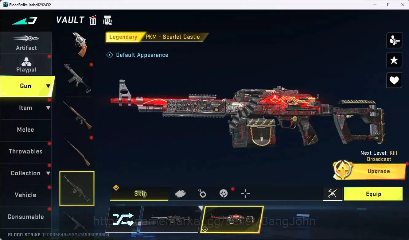 Blood Strike Accounts ASIA|Collab MCX - EVA-00|5 Legendary Gun|Collab Et image 7