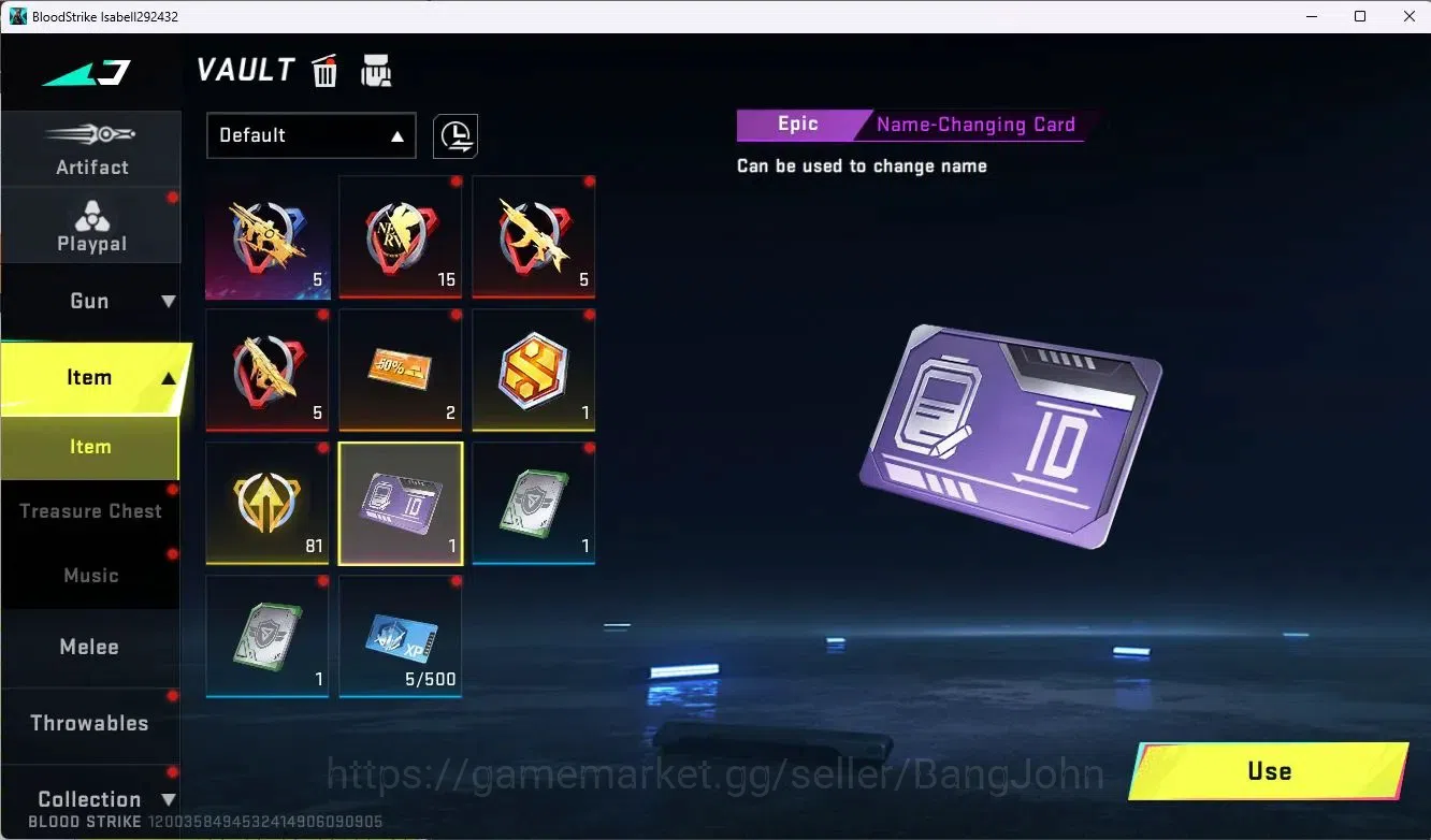 Blood Strike Accounts ASIA|Collab MCX - EVA-00|5 Legendary Gun|Collab Et image 8