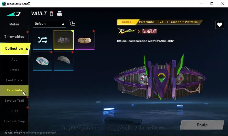 Blood Strike Accounts ASIA|ETERNAL ZERO-Oda|Collab EVA[KATYA,SCAR,MCX]+B image 5