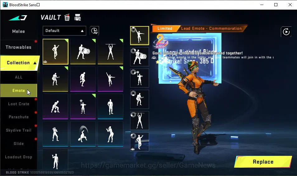 Blood Strike Accounts ASIA|ETERNAL ZERO-Oda|Collab EVA[KATYA,SCAR,MCX]+B image 7
