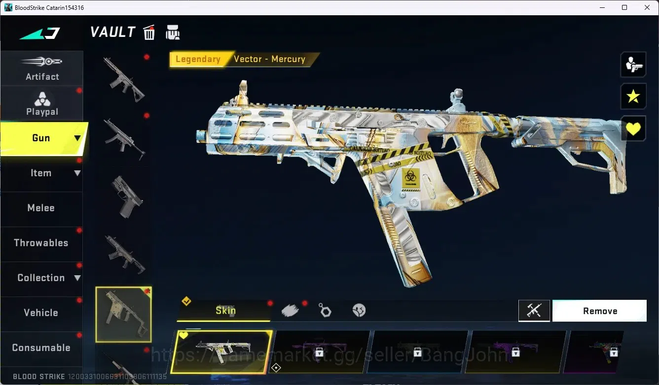 Blood Strike Accounts ASIA|Collab Gun MCX - EVA-00|5 Legendary Gun|Colla image 3