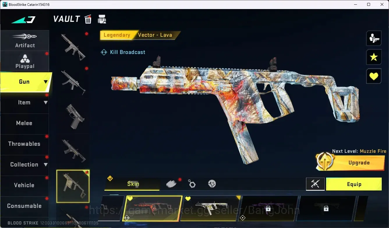 Blood Strike Accounts ASIA|Collab Gun MCX - EVA-00|5 Legendary Gun|Colla image 4