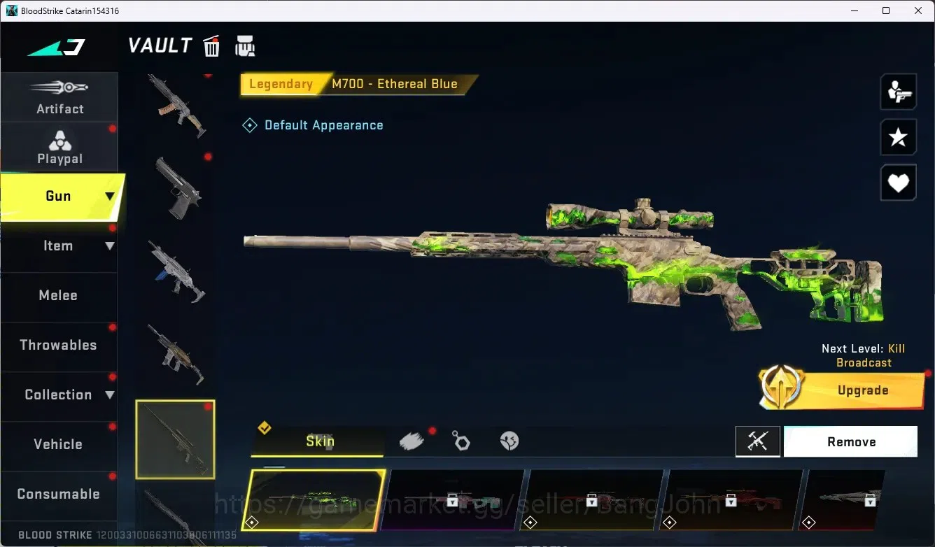 Blood Strike Accounts ASIA|Collab Gun MCX - EVA-00|5 Legendary Gun|Colla image 6