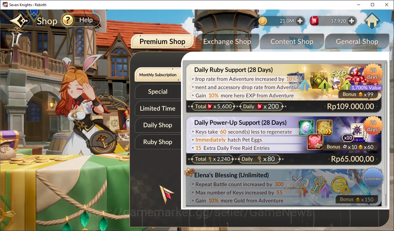 Seven Knights Re:Birth Accounts GLOBAL-SEA|4 Ex-7k [JuriTC1,Fai,Melia,Rosie]+23 TC image 8