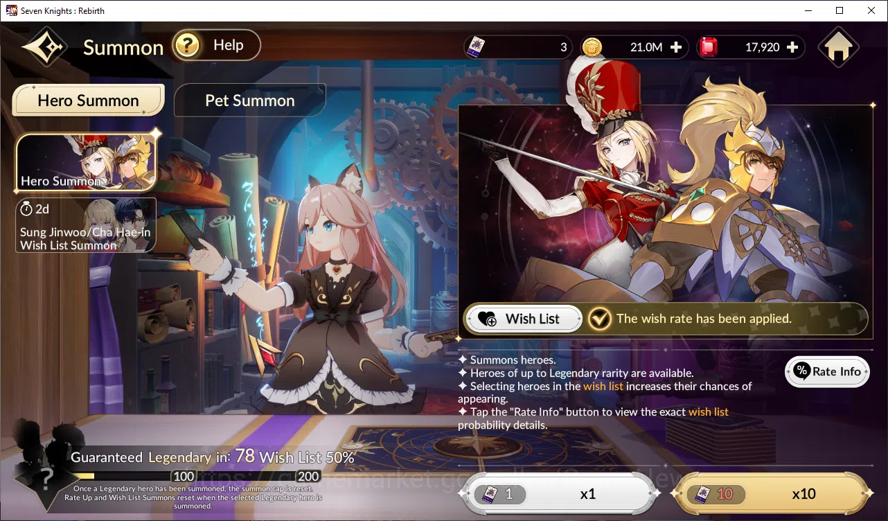 Seven Knights Re:Birth Accounts GLOBAL-SEA|4 Ex-7k [JuriTC1,Fai,Melia,Rosie]+23 TC image 9