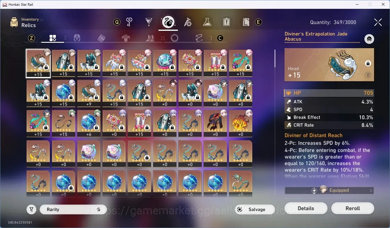 Honkai Star Rail Accounts ASIA|TL 57|5 Char Limited [Evanescia,Yao Guang]+Si image 8