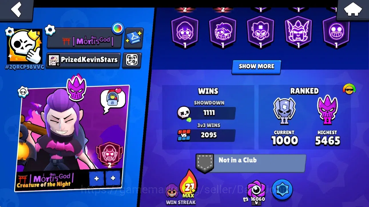 Brawl Stars Accounts Global|27875 Trophy|93 Brawlers-12 Max Lvl.|11 Hyp image 3