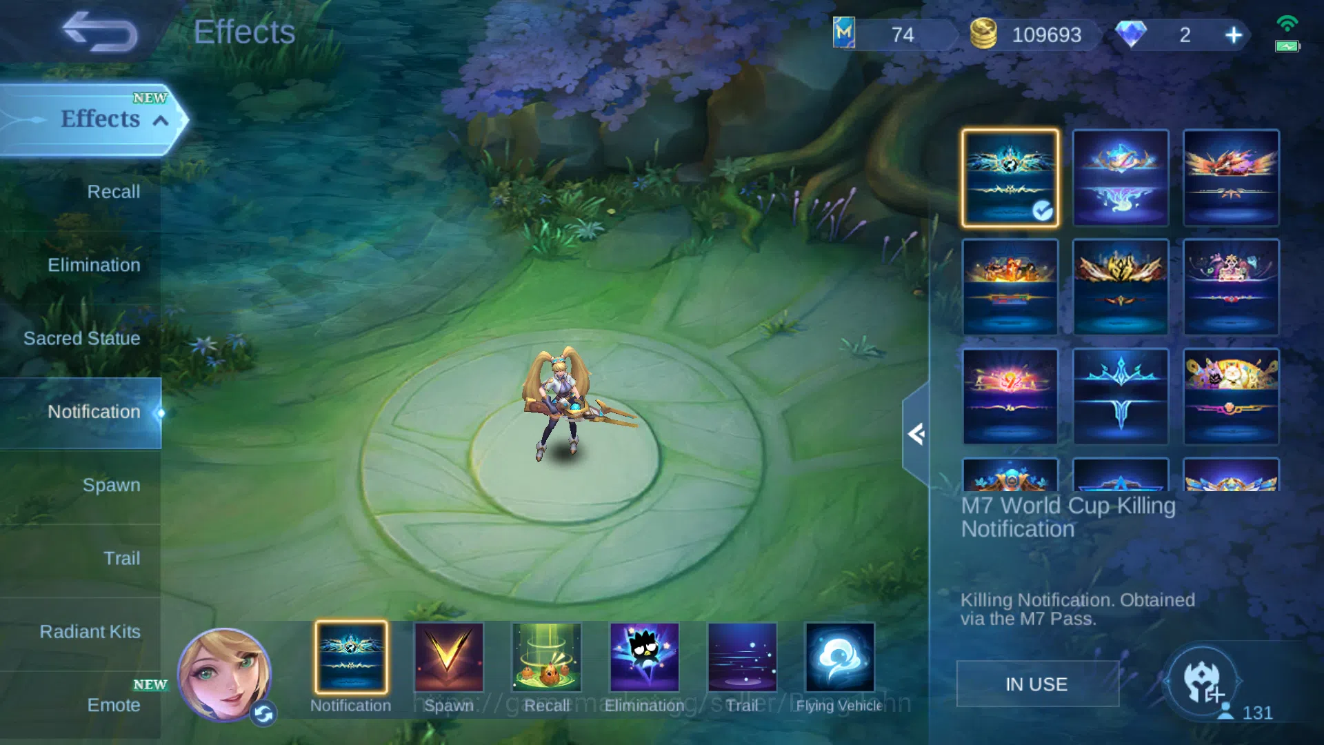 Mobile Legends: Bang Bang Accounts hero 131 | Skin 310 | Spec EXP | Legend Freya | Pa image 17
