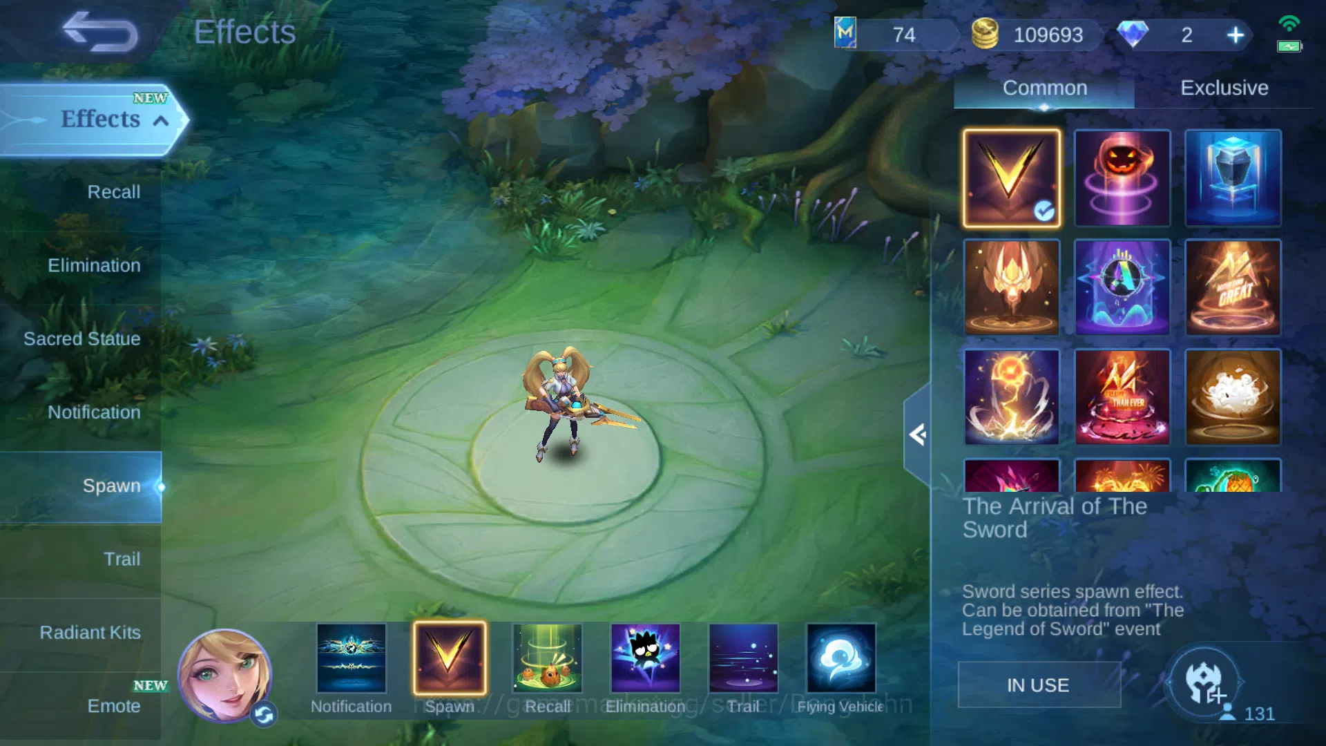 Mobile Legends: Bang Bang Accounts hero 131 | Skin 310 | Spec EXP | Legend Freya | Pa image 18