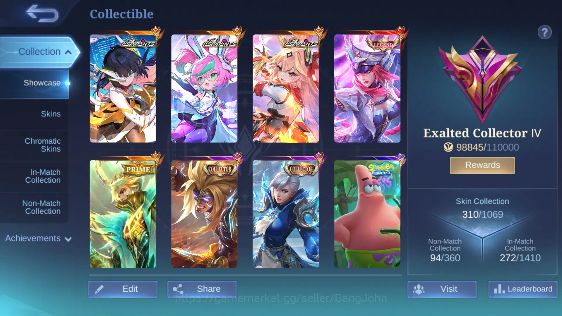 Mobile Legends: Bang Bang Accounts hero 131 | Skin 310 | Spec EXP | Legend Freya | Pa image 2
