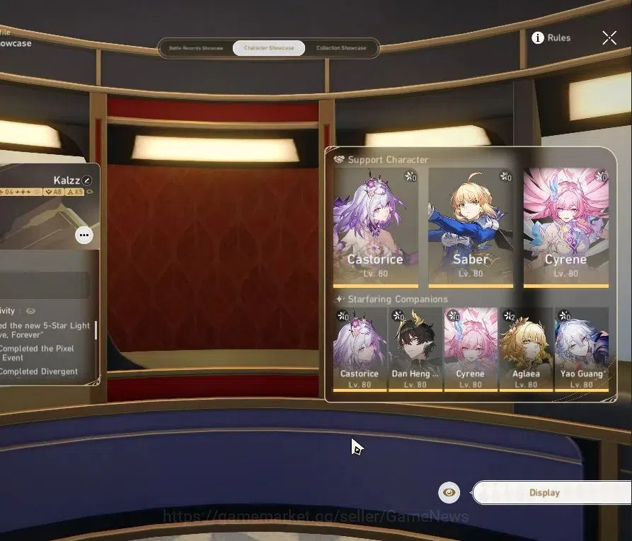 Honkai Star Rail Accounts Asia|TL 70|16 Limited + 16(*5LC)|Aglaea E2,Hyacine image 2