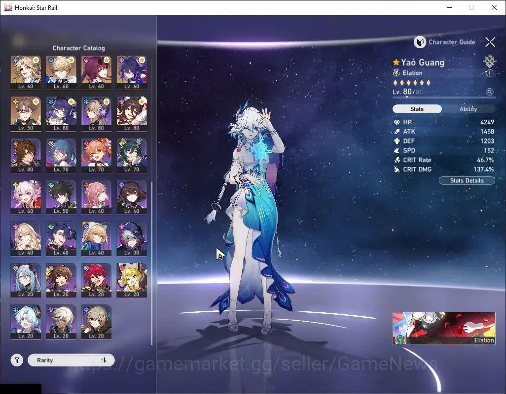 Honkai Star Rail Accounts Asia|TL 70|16 Limited + 16(*5LC)|Aglaea E2,Hyacine image 5
