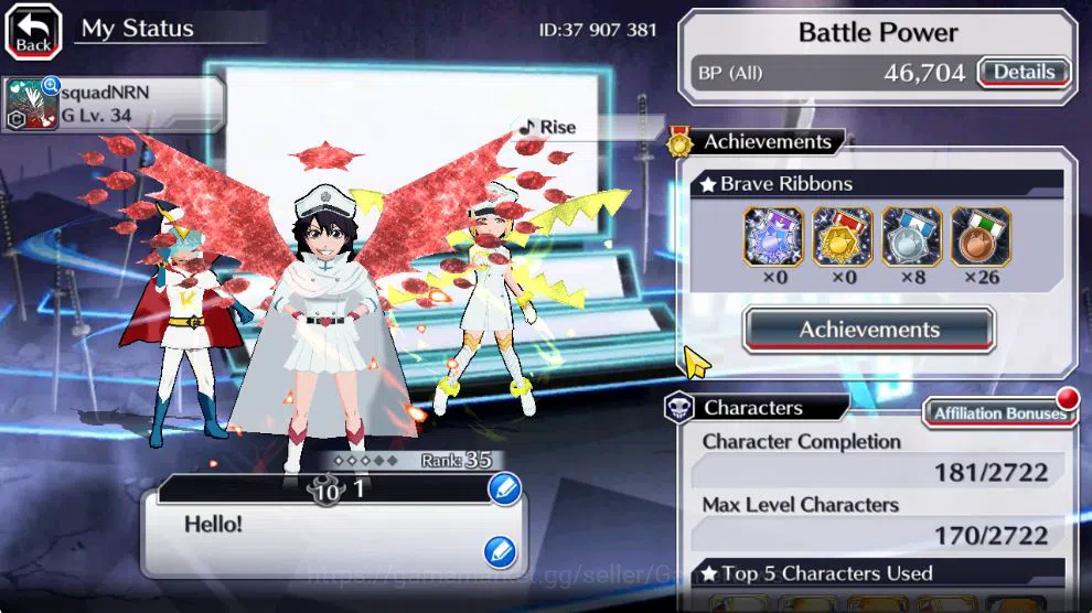 Bleach: Brave Souls Accounts [GLOBAL]6K Orbs+Fresh All Story|TYBW26[Bambietta,L image 2