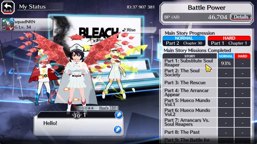 Bleach: Brave Souls Accounts [GLOBAL]6K Orbs+Fresh All Story|TYBW26[Bambietta,L image 4