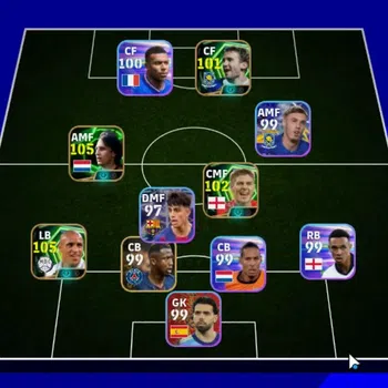 eFootball Accounts Legends & Iconic Players Android|530 Coin|Epic Roberto Carlos,Johan Cruyff,Gerrard,Shevchenko,Hazard|6
